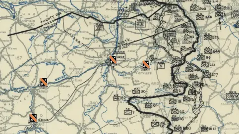 Situation map December 19 1944