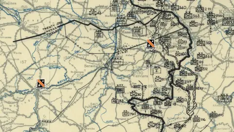 Situation map December 20 1944