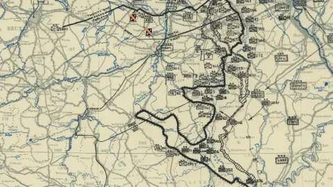 Situation map December 21 1944