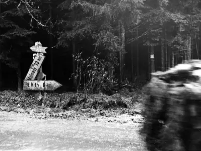 German convoy at Kaiserbacke crossroads