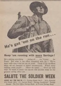 Salute the Soldier march advertisement